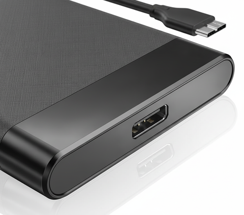 2.5 inch External Hard Drive Enclosure, Tool-Free USB 3.0 to SATA SSD HDD Enclosure for 7mm and 9.5mm, Laptop Computer Hard Drive Case Support UASP and Trim