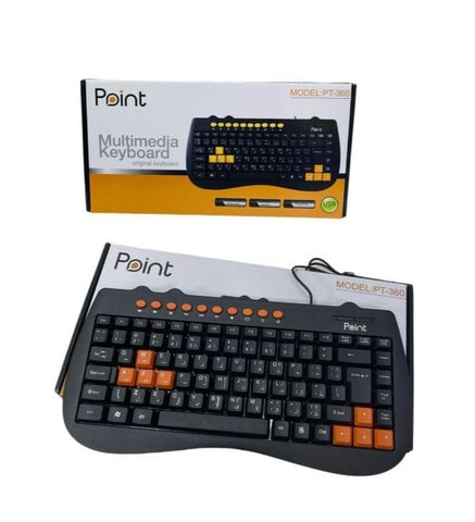 PT-360 Point USB Mini Keyboard – Compact, Lightweight, and Portable