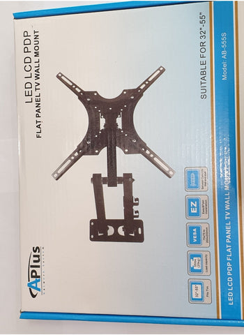 Strong Metal Full Motion TV Wall Bracket for 32-55 Inch Screens – Easy Installation