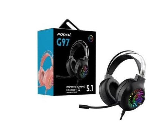 FOREV FV-G97 5.1 Gaming Headset with Noise-Canceling Mic – Immersive Surround Sound