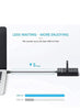 4 Port USB 3.0 Hub Adapter - Ultra Slim Data USB Hub with 30 CM Extended Cable and LED Indicator Compatible for MacBook/Mac mini/iPad/PC/PS4/PS5, Flash Drive, Mobile HDD