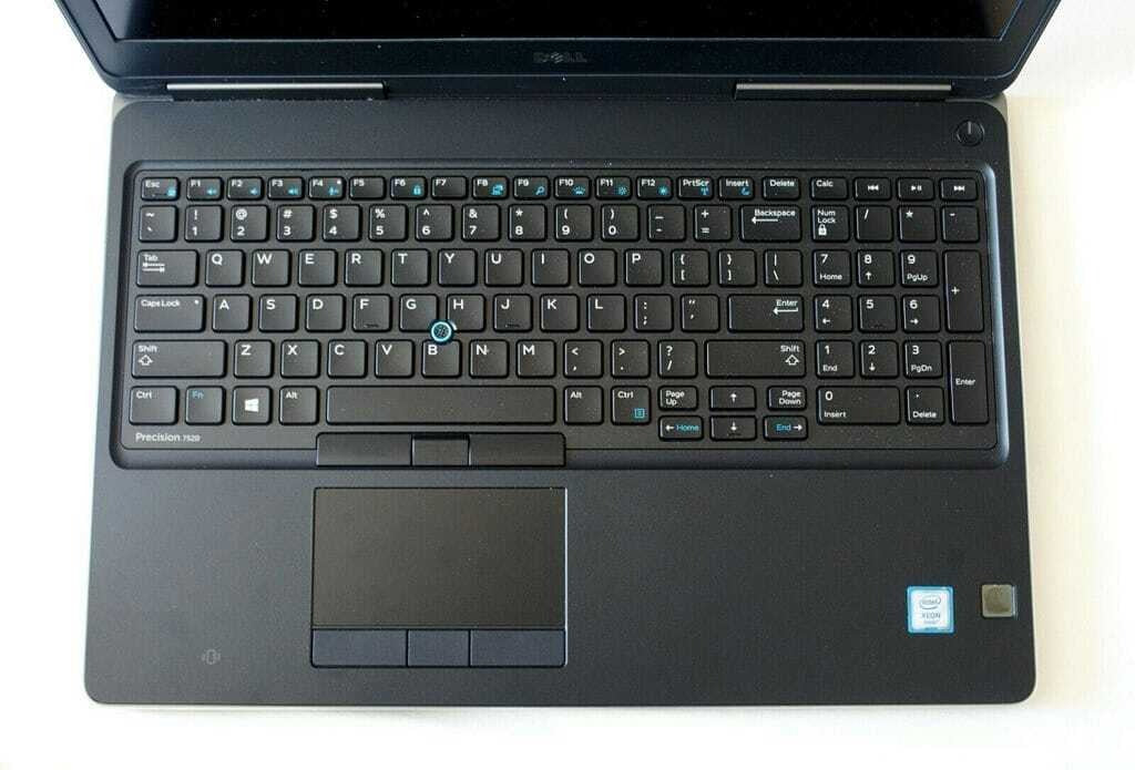 DELL 7520 I7-7700HQ , RAM 16G , 512 , 4G NVIDIA , CAM , 15.6 FULLKEYBOORD  جيل سابع