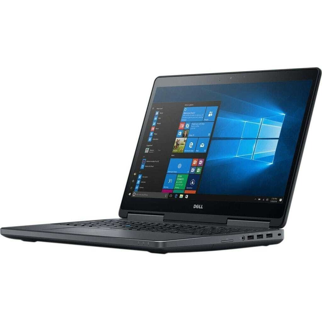 DELL 7520 I7-7700HQ , RAM 16G , 512 , 4G NVIDIA , CAM , 15.6 FULLKEYBOORD  جيل سابع