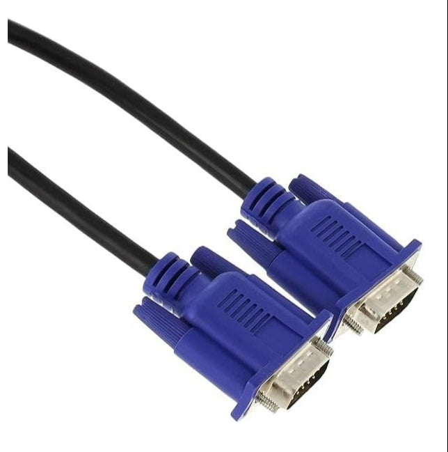VGA Cable for Computer Monitor/TV Projector – 3M High-Quality Video Cable