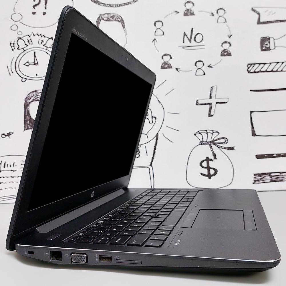 HP ZBOOK G3 I7-6820HQ RAM 16G , HD 512G , VGA 4G NVIDIA , CAM , 15.6 FULLKEYBOORD جيل سادس - شاحن السعر